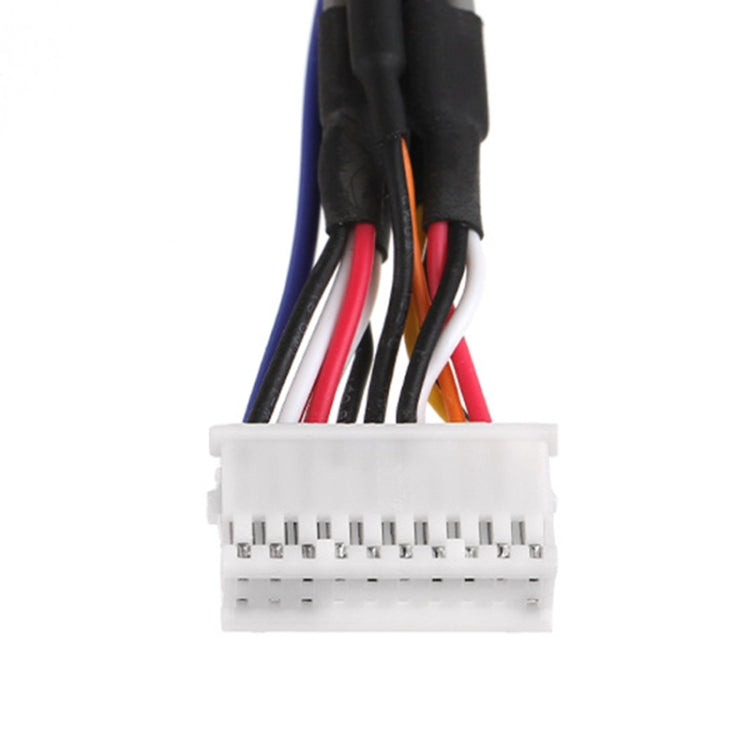 Palminfo Navigazione Android Cavo audio per microfono a 20 pin Linea amplificatore per basso RCA, Microphone Cable