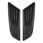 HD-713 1 paio di adesivi decorativi per cofano auto, adesivi per prese d'aria, parafanghi, Black