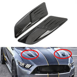 HD-713 1 paio di adesivi decorativi per cofano auto, adesivi per prese d'aria per parafanghi (fibra di carbonio), Carbon Fiber
