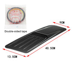 HD-713 1 paio di adesivi decorativi per cofano auto, adesivi per prese d'aria per parafanghi (fibra di carbonio), Carbon Fiber