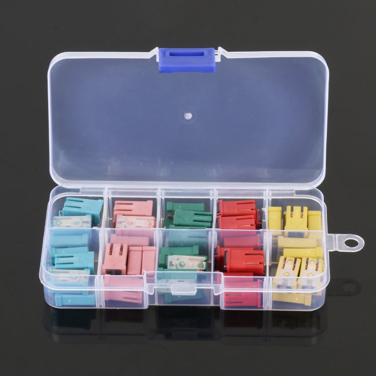 Set di fusibili a lama per auto americane da 50 pezzi/scatola, 50 in 1