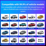 Auto Intelligent AI Box Auto originale cablata per Android Auto wireless, Android Auto