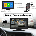P702D Navigatore per auto wireless con display touch portatile da 7 pollici Registratore di guida intelligente a doppia lente, P702D