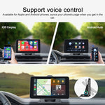 P703S Registratore di guida intelligente per navigatore per auto Wireless CarPlay da 7 pollici, 703S