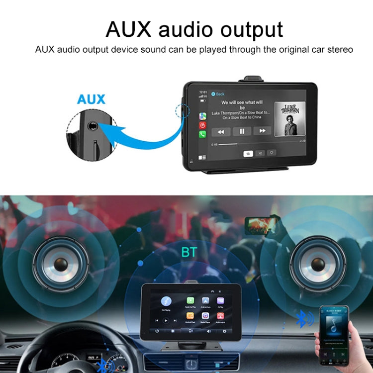 P703S Registratore di guida intelligente per navigatore per auto Wireless CarPlay da 7 pollici, 703S