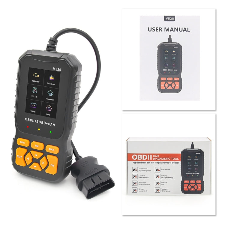 Strumento diagnostico portatile per guasti al motore dell'auto portatile