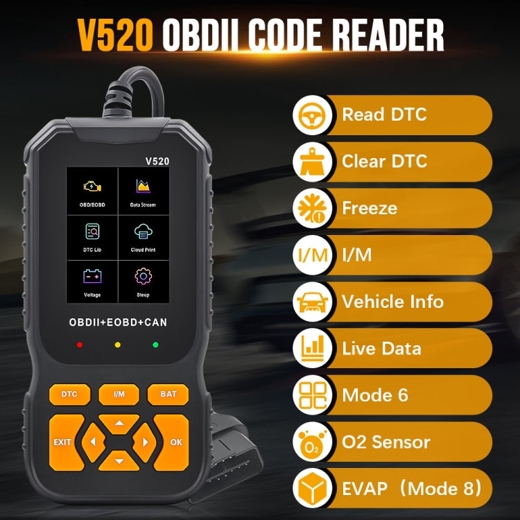 Strumento diagnostico portatile per guasti al motore dell'auto portatile