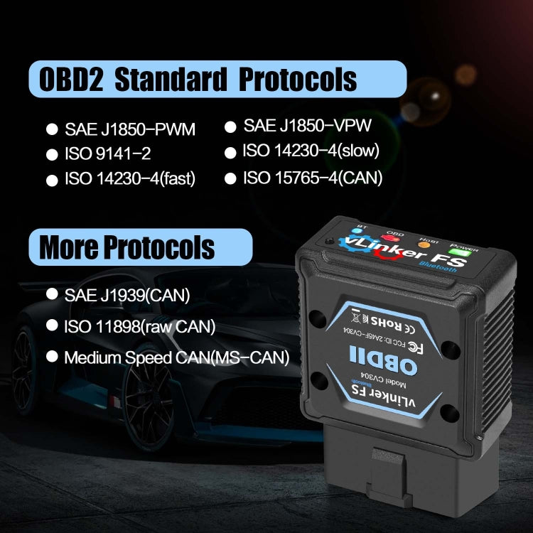 Strumento diagnostico Bluetooth OBD2