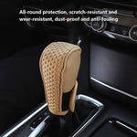 Copertura protettiva per pomello del cambio in PU + seta ghiaccio per auto universale, PU + Ice Silk Cover