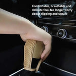 Copertura protettiva per pomello del cambio in PU + seta ghiaccio per auto universale, PU + Ice Silk Cover