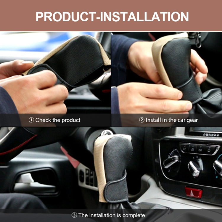 Copertura protettiva per pomello del cambio in pelle PU universale per auto, PU Cover, PU Leather Cover