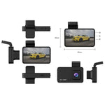 Q3 Registratore di guida a registrazione singola per auto 1080P HD da 3 pollici, supporta la registrazione in loop automatica, Q3 Single Recording Driving Recorder