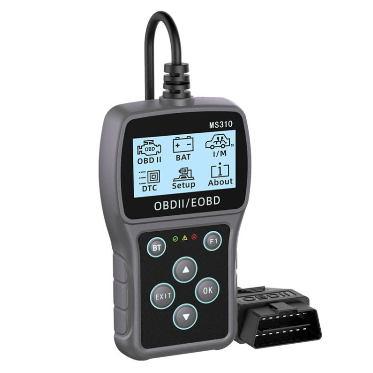 MS310 Schermo LCD Tester batteria per auto Rilevatore guasti ODB2, ODB2 Fault Detector