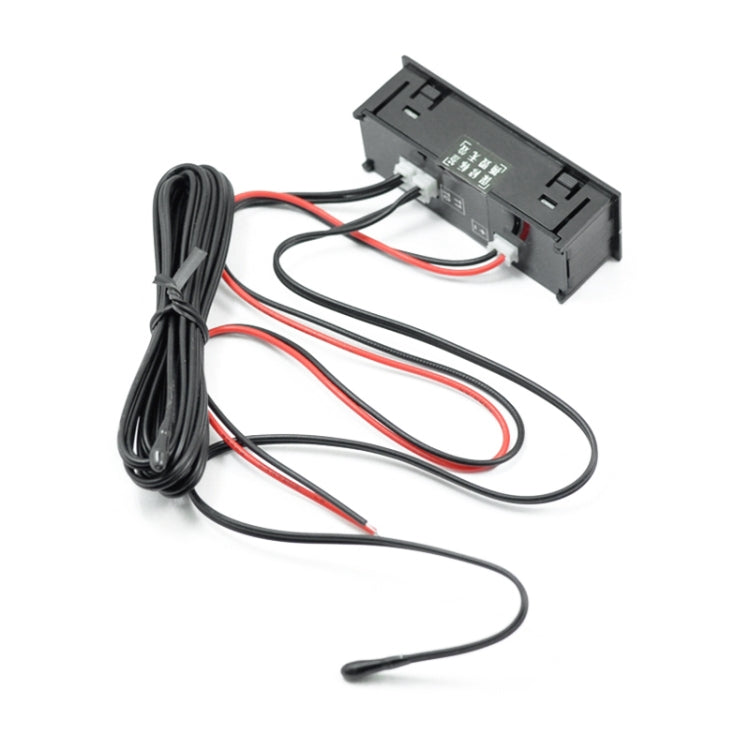 Orologio luminoso elettronico a LED ad alta precisione per auto DC5-50V 3 in 1 + termometro + voltmetro, 3 in 1 DC5-50V Green, 3 in 1 DC5-50V Blue, 3 in 1 DC5-50V Red, 3 in 1 DC5-50V 3 in 1 DC5-50V