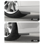 Per Tesla Model 3 4 pezzi / set Accessori per la modifica dei paraspruzzi per parafanghi per auto, Car Fenders