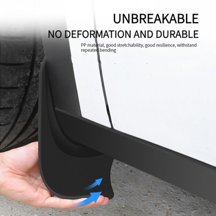 Per Tesla Model 3 4 pezzi / set Accessori per la modifica dei paraspruzzi per parafanghi per auto, Car Fenders