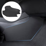 Per Tesla Model Y 2 pezzi / set Console centrale per auto Tappetino anti-calcio interno in pelle, Center Console Inside Anti-kick Pad