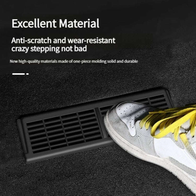 Per Tesla Model Y 2 pezzi/set copertura protettiva per presa d'aria stile fibbia sotto il seggiolino auto, Air Outlet Protective Cover