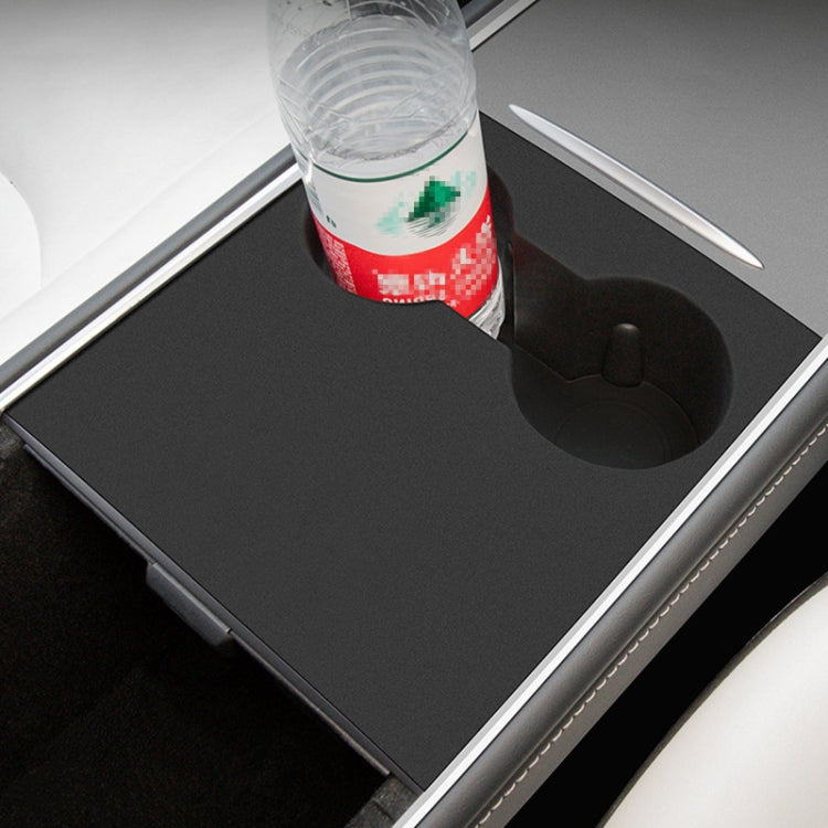 Per Tesla Model 3 / Y Car Center Console Supporto per tazza d'acqua Cuscinetto protettivo all-inclusive, Water Cup Holder Pad