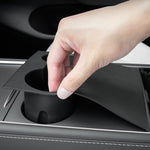 Per Tesla Model 3 / Y Car Center Console Supporto per tazza d'acqua Cuscinetto protettivo all-inclusive, Water Cup Holder Pad
