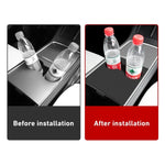 Per Tesla Model 3 / Y Car Center Console Supporto per tazza d'acqua Cuscinetto protettivo all-inclusive, Water Cup Holder Pad