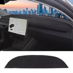 Per Tesla Model 3 / Y Tappetino parasole per cruscotto auto antiluce, Dashboard Lightproof Mat