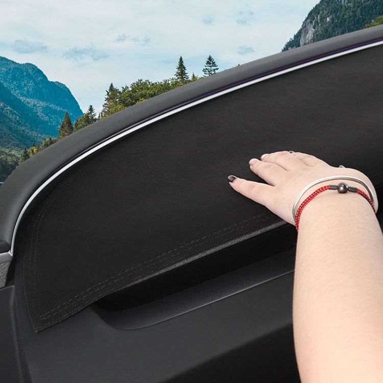 Per Tesla Model 3 / Y Tappetino parasole per cruscotto auto antiluce, Dashboard Lightproof Mat