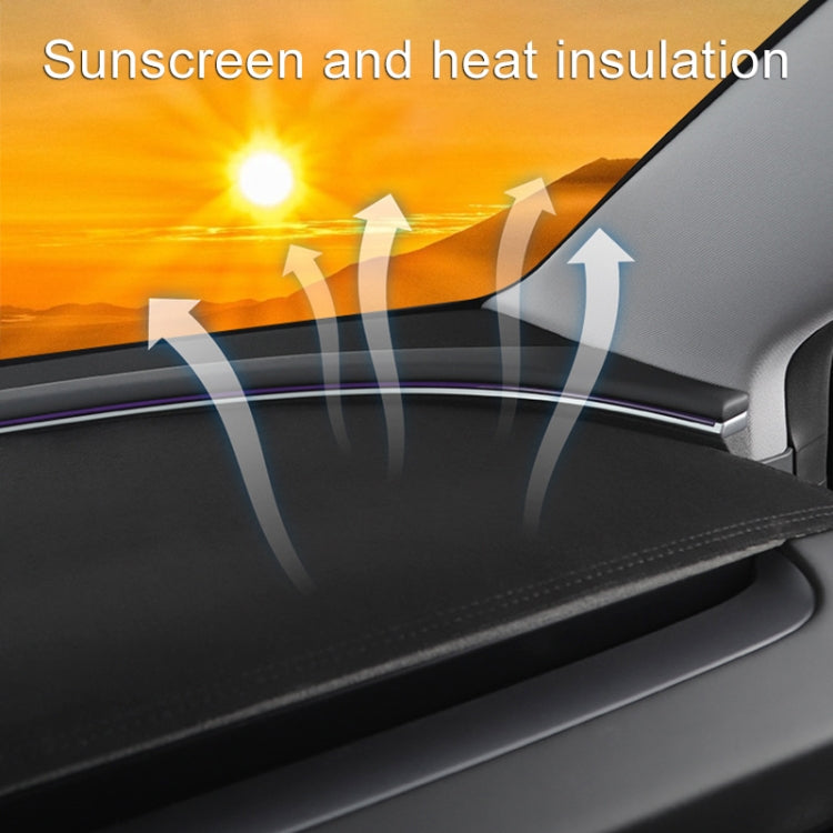 Per Tesla Model 3 / Y Tappetino parasole per cruscotto auto antiluce, Dashboard Lightproof Mat