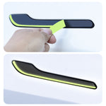 Per Tesla Model 3 / Y 4 pezzi / set adesivo decorativo luminoso per maniglia della portiera dell'auto, Door Handle Decorative Sticker