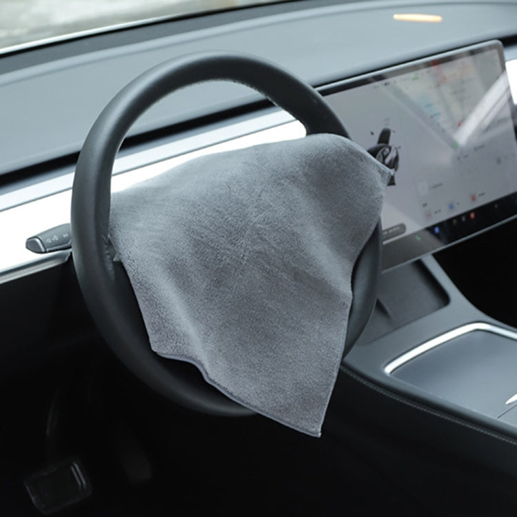 Panno per pulizia asciugamano in microfibra per auto Tesla General, stile: senza logo, dimensioni: 30 x 30 cm, No LOGO