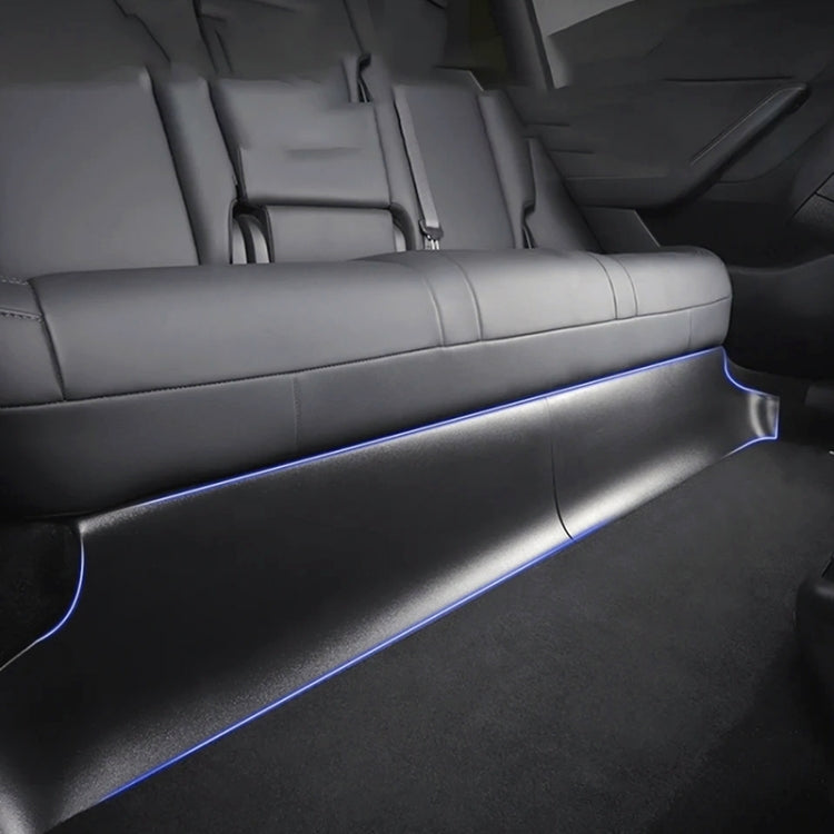 Per Tesla Model Y 2 pezzi/set Pannello di protezione inferiore del sedile posteriore dell'auto, Rear Seat Lower Protection Panel