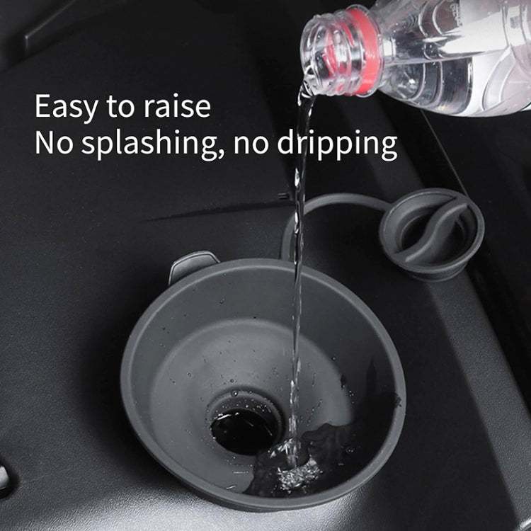 Per Tesla Model 3 / Y tergicristallo per cofano dell'auto imbuto di protezione dell'acqua imbuto per porta di riempimento dell'acqua in vetro, Glass Water Filling Port Funnel