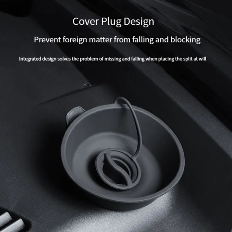 Per Tesla Model 3 / Y tergicristallo per cofano dell'auto imbuto di protezione dell'acqua imbuto per porta di riempimento dell'acqua in vetro, Glass Water Filling Port Funnel