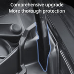 Per Tesla Model Y 2021-2023 Copertura protettiva antiblocco per grondaia del cofano anteriore dell'auto, Front Hood Gutter