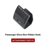 Gancio nascosto per vano portaoggetti per copilota per auto Tesla Model Y 2022-2023, Co-pilot Glove Box Hook