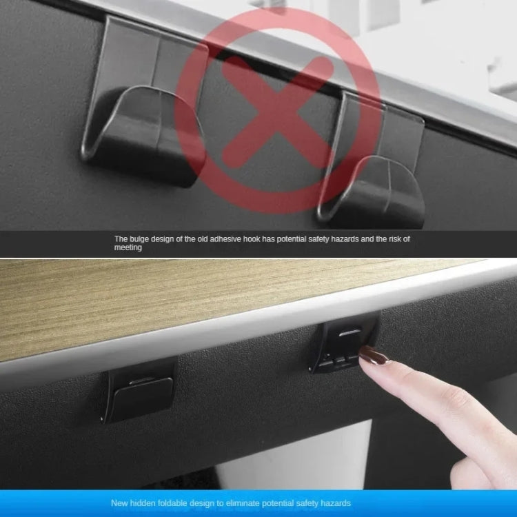 Gancio nascosto per vano portaoggetti per copilota per auto Tesla Model Y 2022-2023, Co-pilot Glove Box Hook
