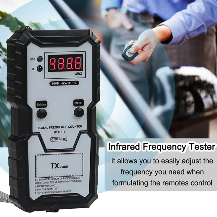 Tester di frequenza a infrarossi CNBJ-501 100M-1GHz, CNBJ-501