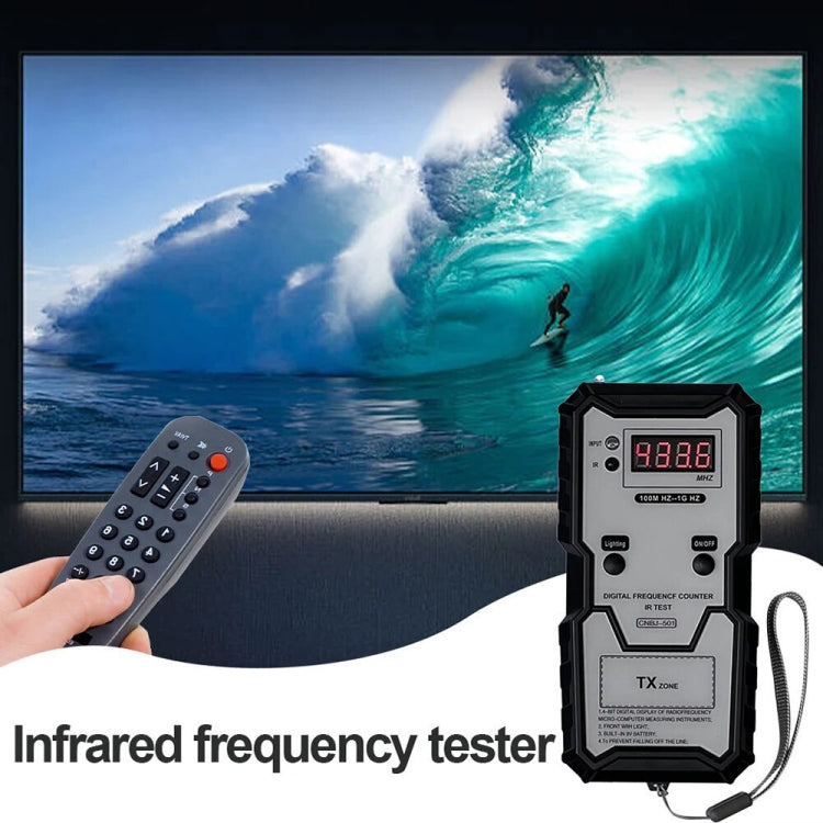 Tester di frequenza a infrarossi CNBJ-501 100M-1GHz, CNBJ-501