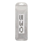 Auto numero 530 Adesivi decorativi personalizzati in metallo, dimensioni: 8 x 2,5 x 0,5 cm, Number 530