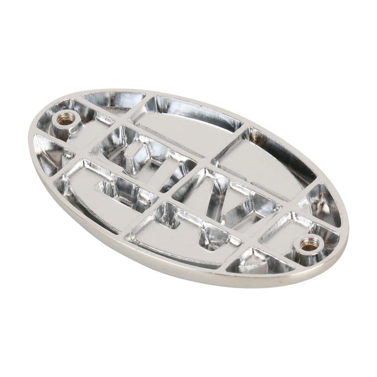 Adesivi decorativi personalizzati in metallo VIP stile ovale per auto, dimensioni: 6,5 x 3,5 x 0,5 cm, Oval Style VIP