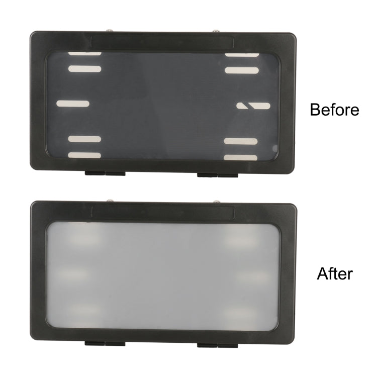 Telaio targa atomizzato a targa singola per auto, standard americano, Single Plate