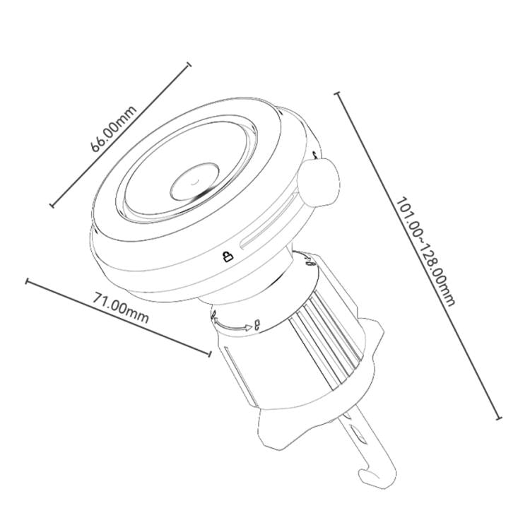 Supporto magnetico per telefono Yesido C258 da fissare alla bocchetta dell'aria dell'auto., C258