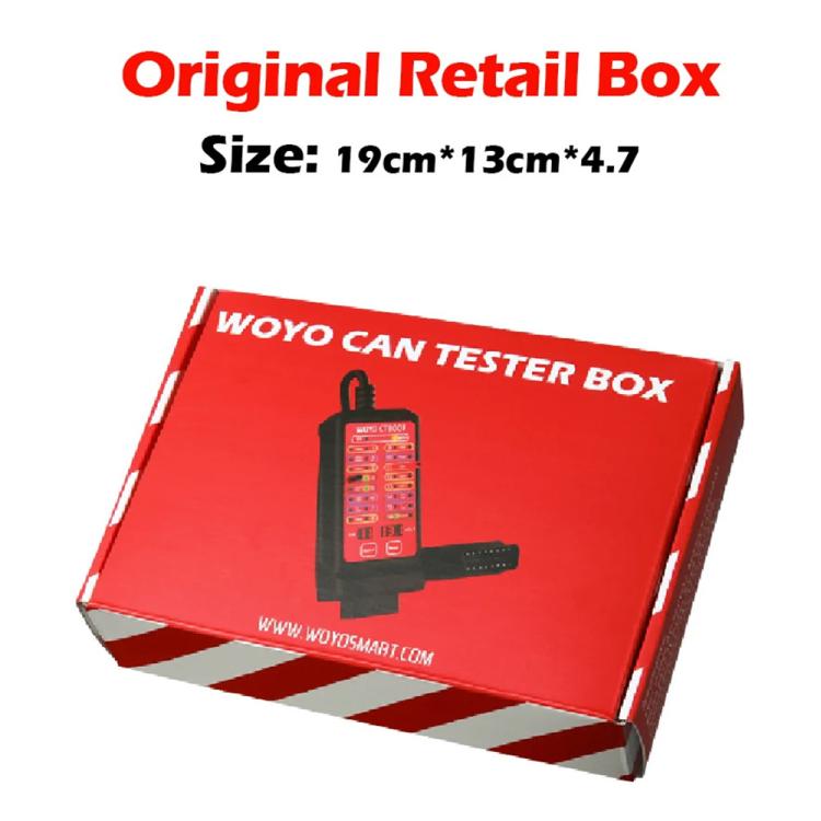 WOYO CTB007 Box tester CAN 12V 24V OBD2 con cavo da 27 pollici / 59 pollici per tutti gli strumenti di diagnostica automobilistica per auto, CTB007 with 59 in Cable