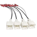 2 pezzi Cavo connettore altoparlante auto Audio Adattatore cablaggio altoparlante portiera per Nissan / Infiniti, For Nissan / Infiniti
