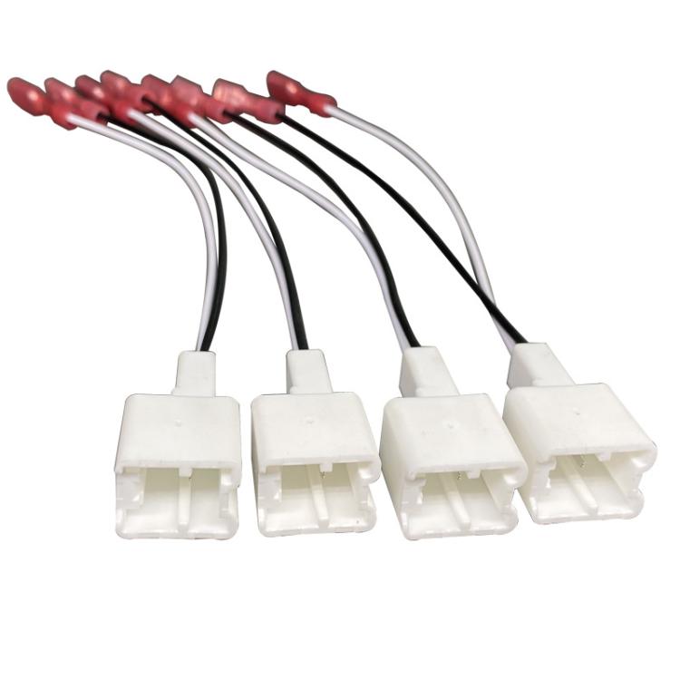 2 pezzi Cavo connettore altoparlante auto Audio Adattatore cablaggio altoparlante portiera per Nissan / Infiniti, For Nissan / Infiniti