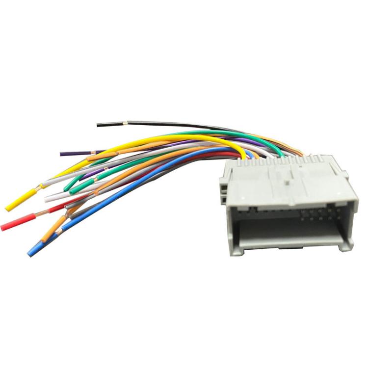 Cablaggio con connettore per autoradio GMC, cavo di alimentazione per GMC + ACC + adattatore antenna, For Chevrolet / Chrysler / GMC / Buick