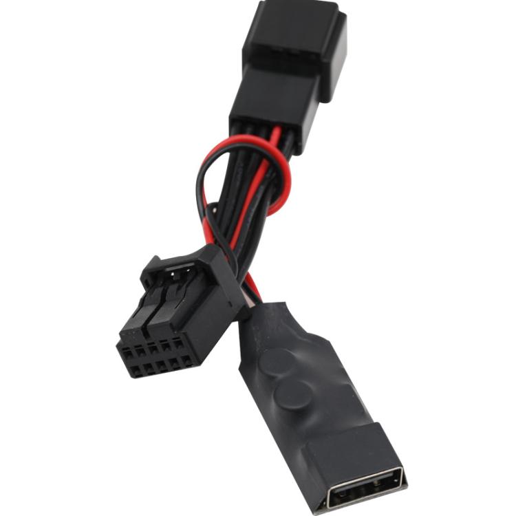 Cavo adattatore di alimentazione USB per specchietto retrovisore con telecamera da cruscotto per Nissan / Subaru / Infiniti