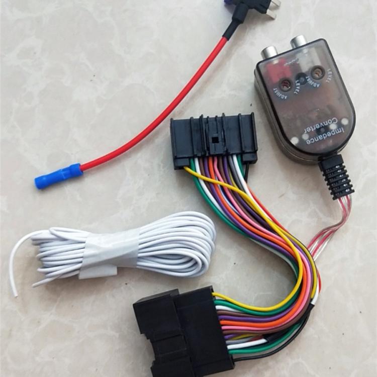 Cablaggio convertitore di livello di uscita da alto a basso per subwoofer per Ford Focus 2011–2018, For Ford Focus 2011–2018