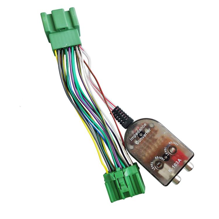 Cablaggio per subwoofer e adattatore per amplificatore, convertitore da alto a basso, cablaggio per Buick / GM / GMC / Chevrolet, For Buick / GM / GMC / Chevrolet