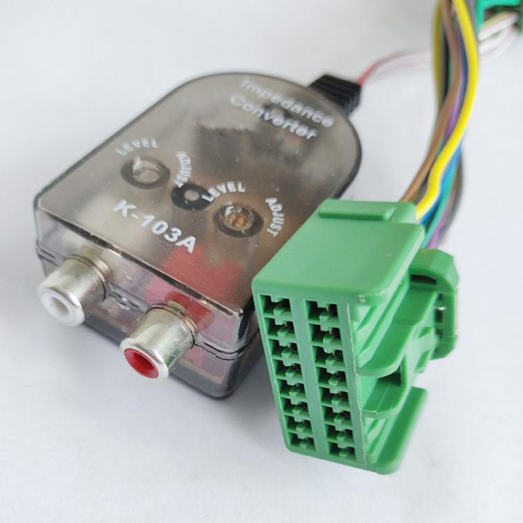Cablaggio per subwoofer e adattatore per amplificatore, convertitore da alto a basso, cablaggio per Buick / GM / GMC / Chevrolet, For Buick / GM / GMC / Chevrolet